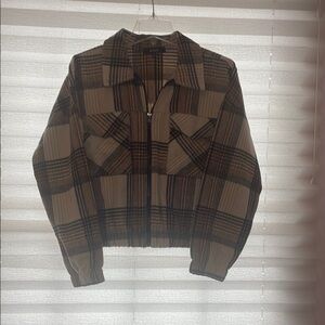MINE Plaid Brown Jacket